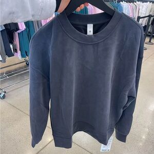 Brand New! Lululemon Women’s Dark Grey Softstreme Crewneck Pullover! Size 6
